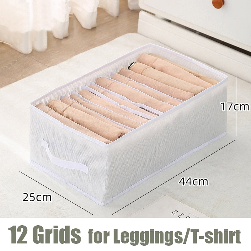 Underwear Storage Box Drawer Organizer Wardrobe Divider Boxes Clothes Storage for Scarfs Jeans T-shirt Socks Drawer Organizador