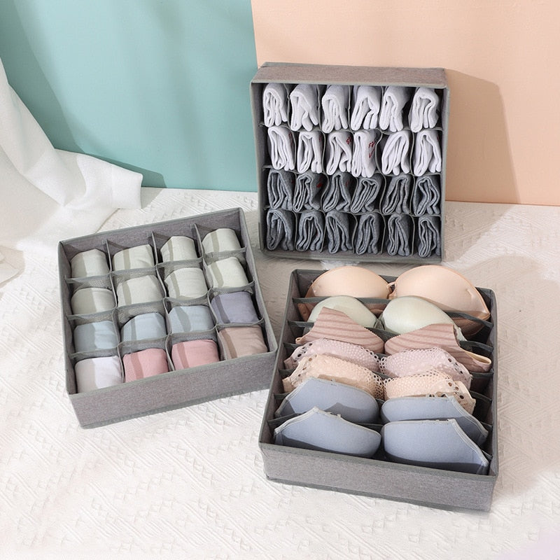 Organizers Storage Box Wardrobe Storage Organizer Divider Boxes for Socks Bra Ties Closet Drawer Organizers