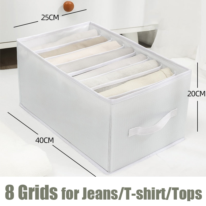 Underwear Storage Box Drawer Organizer Wardrobe Divider Boxes Clothes Storage for Scarfs Jeans T-shirt Socks Drawer Organizador