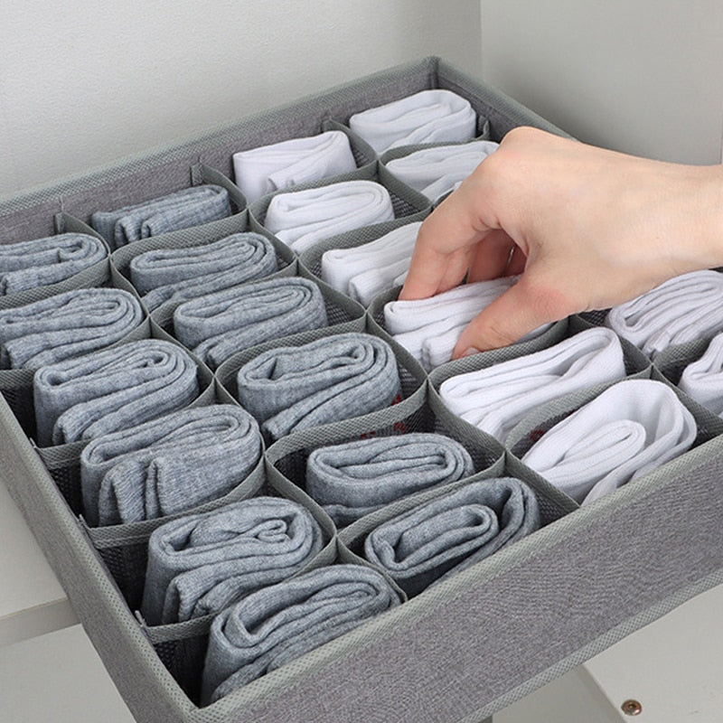 Organizers Storage Box Wardrobe Storage Organizer Divider Boxes for Socks Bra Ties Closet Drawer Organizers