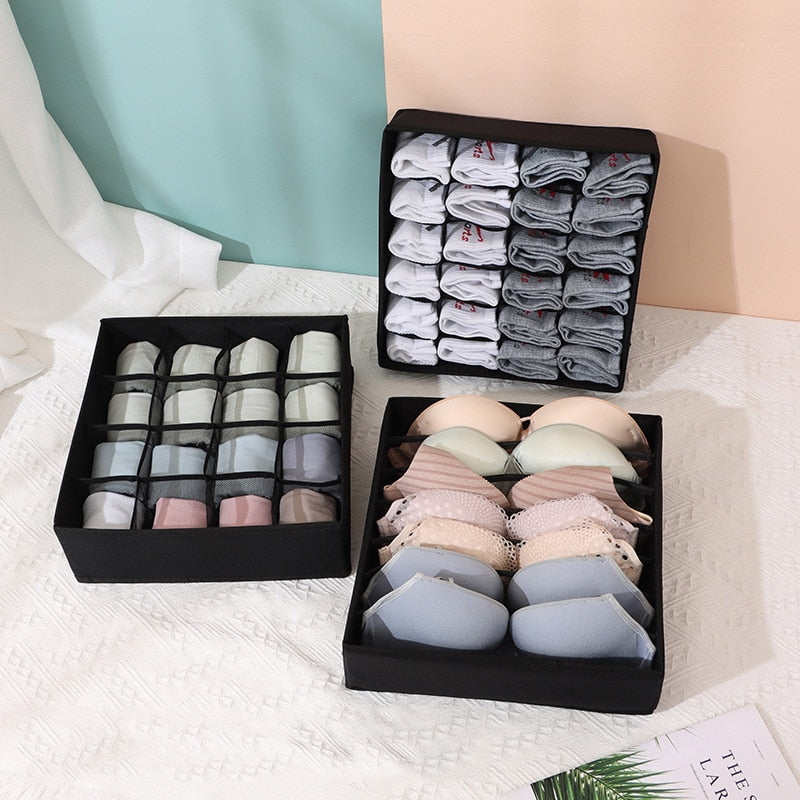 Organizers Storage Box Wardrobe Storage Organizer Divider Boxes for Socks Bra Ties Closet Drawer Organizers