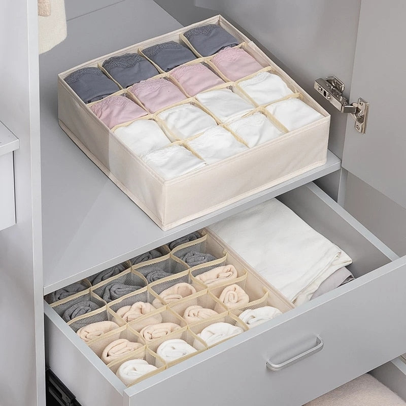 Organizers Storage Box Wardrobe Storage Organizer Divider Boxes for Socks Bra Ties Closet Drawer Organizers