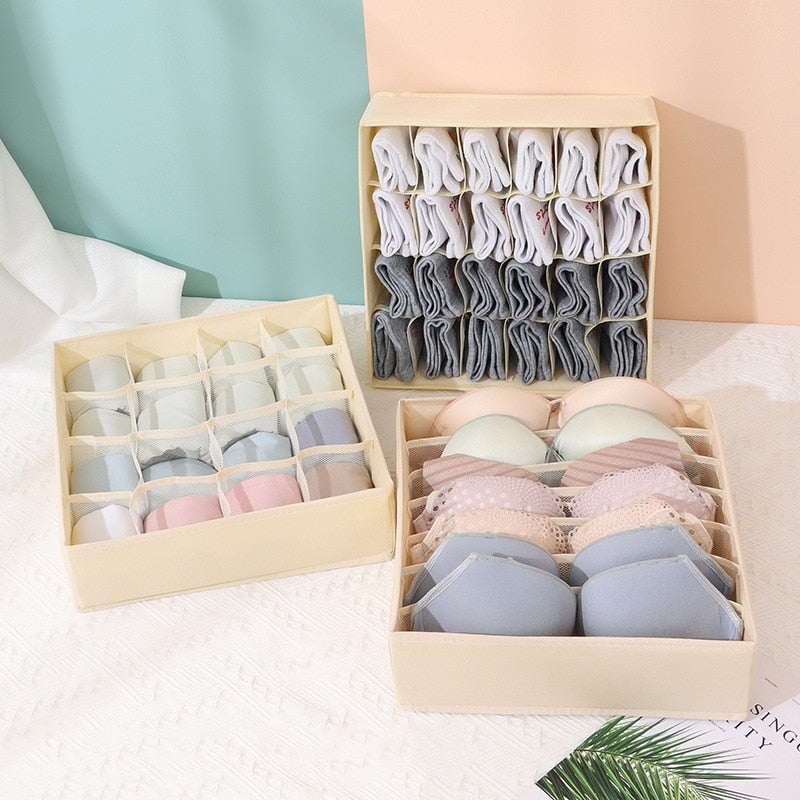 Organizers Storage Box Wardrobe Storage Organizer Divider Boxes for Socks Bra Ties Closet Drawer Organizers